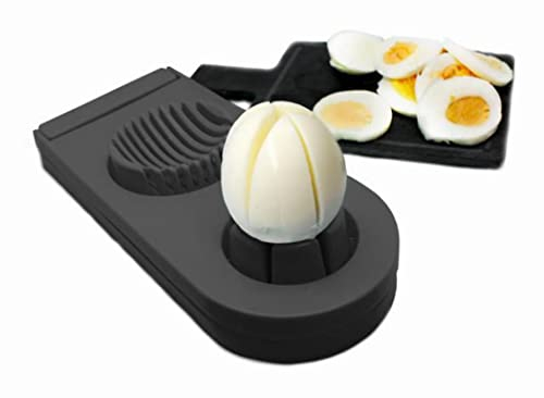 NERTHUS FIH 351 Doppel-Eierschneider, Schwarz, ursprüngliche