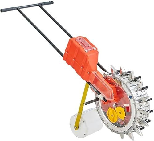XINRISHENG Carro de Empuje del esparcidor de Semillas con Operador a pie: Engranajes diferenciales tratados térmicamente, Eje de transmisión de Acero al Carbono y cojinetes industriales