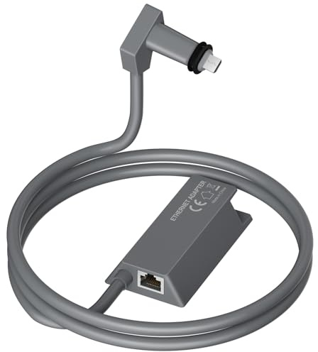 Mwin Adattatore Ethernet per Starlink Gen 2 - Accessori Starlink per Kit Internet Satellitare V2, Adattatore Ethernet Powerline Attivato Gen 2 per Rete Esterna Cablata Veloce e Stabile