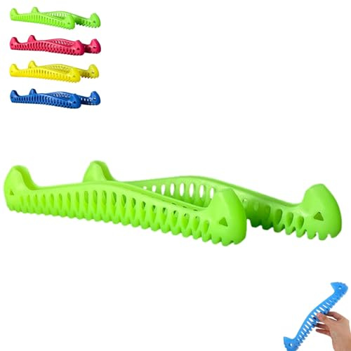 Générique Lot de 2 Protège-Lames de Patins à Glace Rose Extensibles pour Garçon et Filles et Adultes, Housses Élastiques Anti-Rayures, Accessoires de Patinage Artistique et Hockey