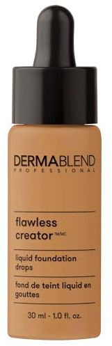 Dermablend Flawless Creator Lightweight Foundation - Oil Free Formula - Never Cakey - Covers Skin Blemishes - Weightless Coverage - Suitable For Normal, Combination And Oily Skin - 50W - 30 ML