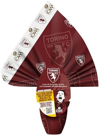 UOVO DI PASQUA TORINO UFFICIALE 180 gr CIOCCOLATO AL LATTE