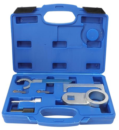 Anlseiod Juego de 7 herramientas de instalación de motor para VW Transporter LT Crafter T4 de VAG 2.4/2.5 DSDI TDICR Motor Herramienta de ajuste de correa dentada T10025
