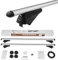 Modula Case System SmartBar 120 cm Kompletter Aluminium-Dachträger Relingträger kompatibel mit BMW X3 F25 2010-2017 mit geschlossener Dachreling, abschließbar, Nutzlast 75 kg