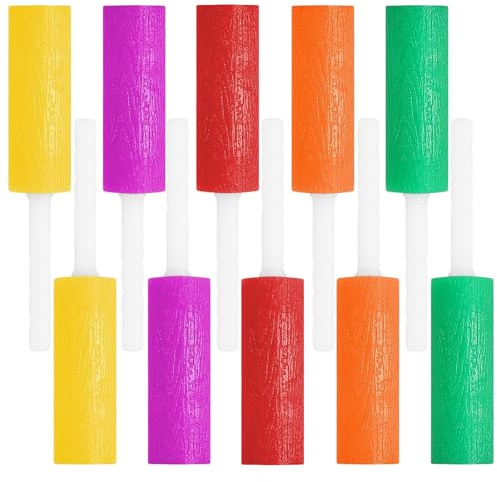 Lunaanda 10 Piezas Aligner Chewies, 5 Colores Alineadores Dentales Invisibles con Mango, Alineadores Chewies para Bandejas Alineadoras, Mordedores para Ortodoncia Reutilizables (5 Sabores)