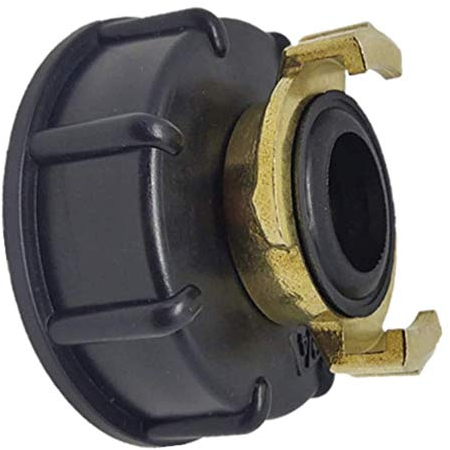 Adapter IBC S60 auf Stecker System GEKA Schnellkupplung Schlauch GK Bajonett