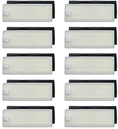 YanBan Paquete de 10 filtros Hepa compatibles con Cecotec Conga Excellence 1090/1099 aspiradora robótica