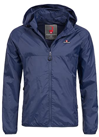 Höhenhorn 25K1-3 Rigi Herren Regen Jacke Outdoor Rain Freizeitjacke D.Blau Gr XL
