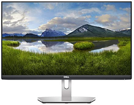 Dell S2421H 24 Inch Full HD (1920x1080) Monitor, 75Hz, IPS, 4ms, AMD FreeSync, Built-in Speakers, Ultrathin Bezel, 2x HDMI, 3 Year Warranty, Silver (Renewed)