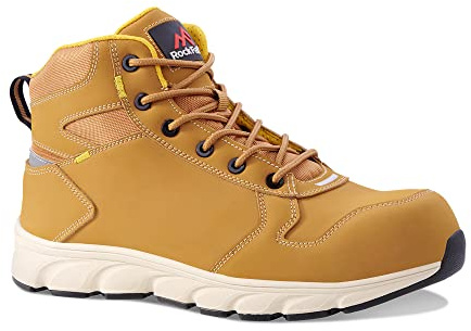 Rock Fall RF113 Sandstone Lightweight Honey Safety Boot Size 10