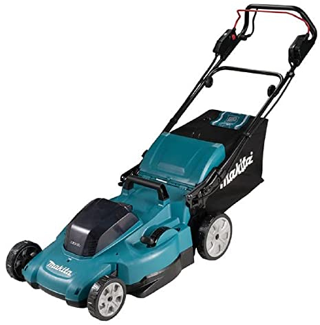 Makita DLM539CT2 Twin 18V (36V) Li-ion LXT 53cm Lawnmower complete with 2 x 5.0 Ah Batteries and Twin Port Charger