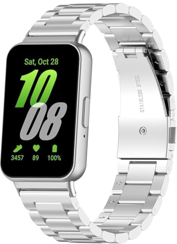 Harikiri Armband kompatibelt med Amazfit GTS 4 Mini/GTS 4/GTS 3/GTS 2e/GTS 2 Mini/GTS 2/GTS, 20 mm massivt rostfritt stål metall ersättningsarmband för Huawei GT3/GT2 42 mm, Samsung Galaxy Watch 5/4