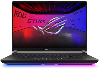 ASUS ROG Strix SCAR 16 (2025) con NVIDIA GeForce RTX 5080 16GB, Display ROG Nebula da 16” a 240Hz, Intel® Core™ Ultra 9 275HX, 32GB RAM, 2TB SSD, Layout ITA, Nero