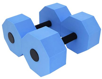 Pesi Da Piscina - 1 Coppia Pesi per Allenamento in Acqua con Manubri da Piscina,Attrezzi Fitness Ad Alta Densità Con Impugnatura Antiscivolo Per Yoga Interno Ed Esterno