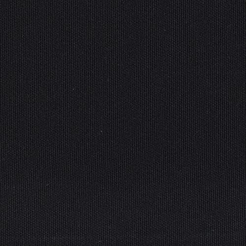 Kt KILOtela - Färgad Canvasväv | 70% Bomull, 30% Polyester | OEKO-TEX-certifierad | Perfekt för Sofföverdrag, Bordsdukar, Gardiner och Dekoration, Svart, 100 x 280 cm