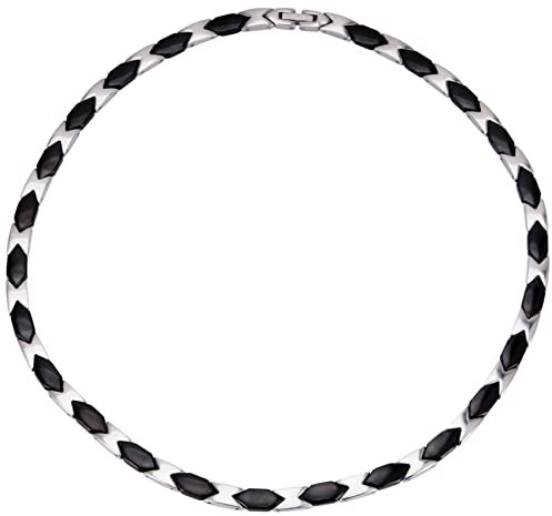 Keramik-Schlüsselbein-Kette, Titan-Stahl-Halskette, personalisierter Schmuck für Damen und Herren, Keramik