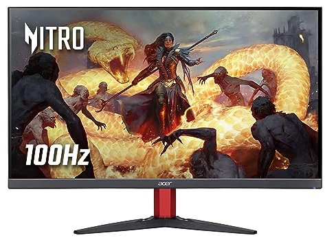 acer Nitro KG272 E 27-inch Gaming Monitor - IPS Panel, 1920 x 1080, 4ms, 100Hz, FreeSync, HDMI, VGA