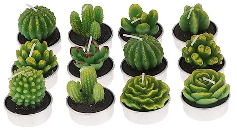 OSALADI 12pezzi Candela Tealight Aromatiche Per Matrimonio e Decorazioni Per La Casa