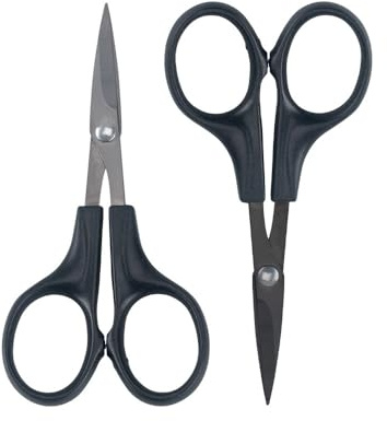 Ideen mit Herz Forbici per sagome in acciaio inox, extra appuntite, 10 cm, con rivestimento in titanio, ideali per lavori precisi e delicati