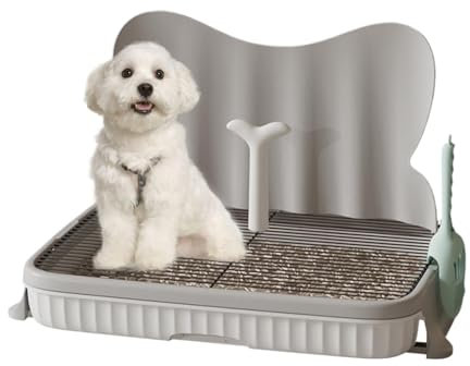 Missmisq Hundetoilette, Hundetöpfchen | Hunde-Badezimmer-Welpen-Töpfchentablett - Starke belastbare Pipi-Station, multifunktionale Hundetöpfchen für den Innenbereich, Hunde-Pipi-Tablett für den Innen-