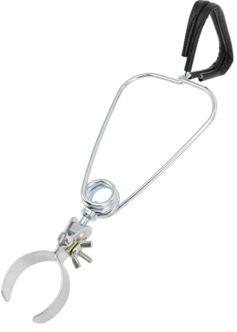 HAPINARY Reptile Heat Lamp Clip with Aluminum Alloy Dome Lamp Clamp Metal Holder Spring Clip for Terrarium Lighting Suitable for Reptiles and Amphibians