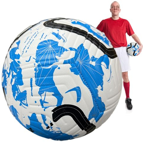 Ballon de football futsal pour adultes - Ballon de football | Entraînement de football pour enfants, clubs d'école primaire et secondaire, utilisé pour l'entraînement et les matchs officiels
