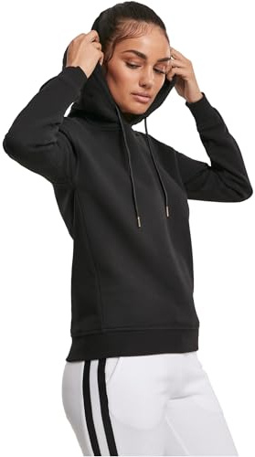 Urban Classics Damen Kapuzenpullover Ladies Hoodie, Schwarz (black 7), Medium