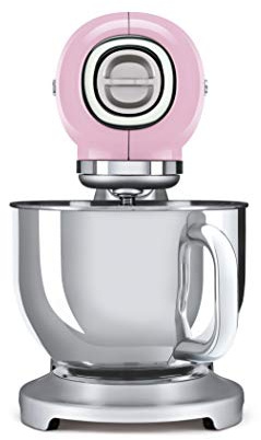 Smeg SMF02PKEU Knetmaschine, 4,8 l, Rosa