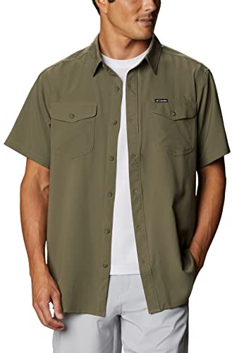 Columbia Utilizer II Solid, Chemise à Manches Courtes Unie pour Hommes