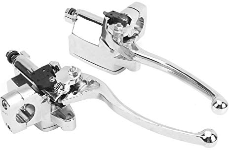 Tbest Leva della Frizione Idraulica, 1 Paio Leva della Frizione della Pompa del Freno Idraulico Leva della Frizione della Pompa del Freno Universale in Lega di Alluminio per Manubrio del Motociclo