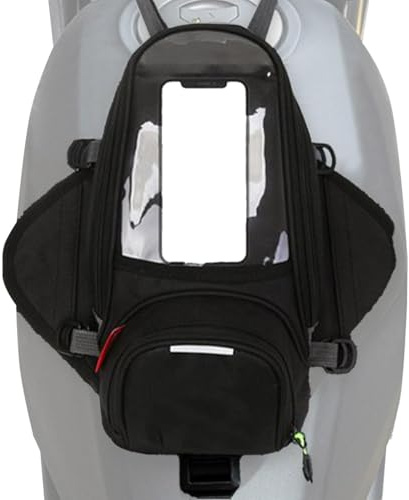 Borsa da serbatoio, borsa da serbatoio per moto - Borsa da serbatoio per motociclette magnetica multifunzionale impermeabile | Borsa portaoggetti anteriore con con cerniera a due vie, fornitura