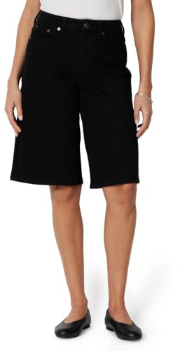 Amazon Essentials Women's Relaxed-Fit Mid-Rise Denim Bermuda Shorts