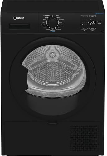 Indesit C YSD 82D BB UK 8Kg Heat Pump Tumble Dryer - Black - A+ Rated