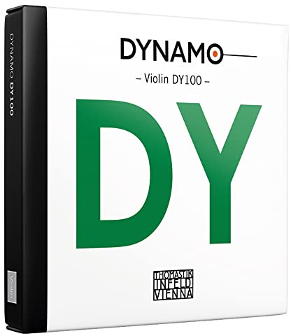 Thomastik-Infeld - Dynamo - Set de 4 cuerdas de violín con cuerdas alternativas MI,RE,SOL- DY100