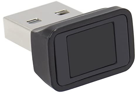 FeinTech FPS00200 USB Fingerabdruck-Sensor für Windows Hello Fingerprint-Reader Scanner schwarz