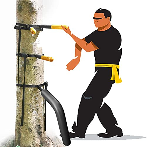 DYK&NX Wing Chun Muñeco De Madera, Perforación De Boxeo Entrenamiento, Grappling Dummy, Ideal para Muñeco De Madera Montado En Un Objeto Duro De árbol