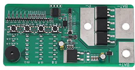 Yunseity Mini-Punktschweißgerät, 6,5‑16 V, 6-Gang-einstellbares tragbares DIY-Punktschweißgerät, Mini-Schweißgerät-Steuerplatine für -Lithium-Batterien