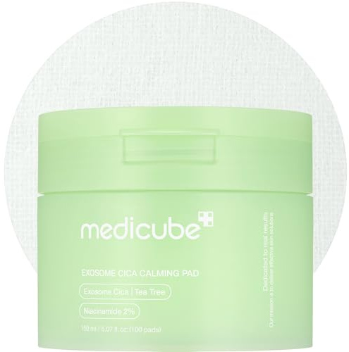 medicube Tónicas Calmantes Exosome Cica Tea Tree Para Pieles Sensibles Con Centella Asiática Ayudan A Reducir El Enrojecimiento Y Los Brotes. (100 Unidades)