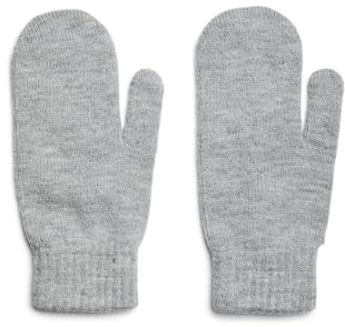 PIECES Pcnew Buddy Smart Mittens Noos Bc, Gris clair chiné, taille unique