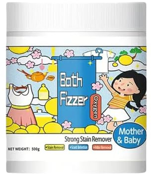 Hyper Concentrated Strong Stain Remover Powder For Clothes, 500 g Detergent For Coloured Textiles, For Milk, Sweat, Oil, Fruits, Stains, Blood, Shirt, Home, Everyday, Nursery, Celebration, Travel