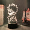 3D Illusion Lampe Anime Mein Held Akademie Dabi LED Nachtlicht Für Schlafzimmer Dekor USB RGB Bunte Lampe Kind Geburtstagsgeschenk-16 Farbe mit Fernbedienung