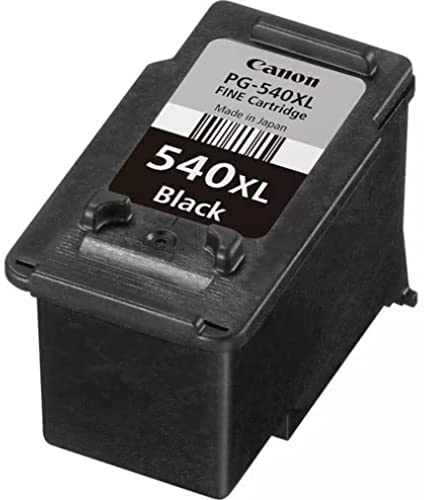 Canon PG-540XL Druckertinte Schwarz - 21 ml für PIXMA Tintenstrahldrucker ORIGINAL in plastikfreier Verpackung, XL