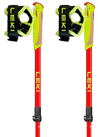 LEKI Niños Ultratrail FX Palos, Rojo, 95-110cm