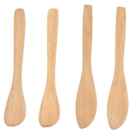 Cabilock 4pezzi Coltello da Pane in Legno Manico per Uso Facile Utensile da Cucina per Spalmare Condimenti