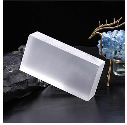 Frosted Glass Blocks for Protect Privacy Rectangular Sided Crystal Bricks for Hotels Bathroom Bedroom Wall Partitions(10PCS)