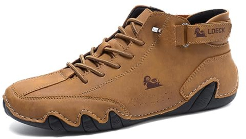 Chaussures minimalistes en cuir imperméable – semelle fine 4 mm pieds nus, soutien voûte & soulagement fasciite plantaire – antidérapantes & respirantes pour marche, randonnée & sport pieds sensibles