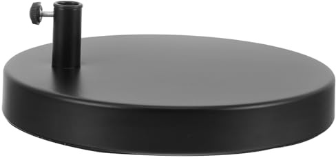 PRETYZOOM Base de Lámpara de Escritorio de Hierro, Soporte Redondo de Repuesto de 7,5 Pulgadas, Brazo Oscilante, Montaje Resistente para Dormitorio y Sala Color Aleatorio