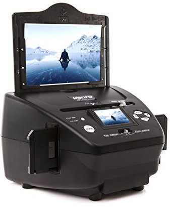 Kenro 4-in-1 Photo & Film Scanner, Create Digital Copies of Photos Slides and Negatives - KNSC301