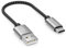 deleyCON 0,15m Nylon USB-C Kabel 15cm Kurz Ladekabel Datenkabel USB Typ C Metallstecker Laden & Synchronisieren von Handy & Smartphone