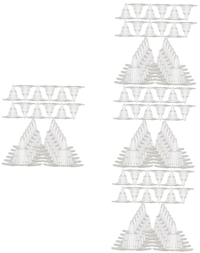 Happyyami 96piezas Almohadillas De Malla para Macetas De Filtro De Drenaje De Plástico Previene Pérdida De Tierra Bonsáis y Plantas para Jardinería y Cultivo De Orquídeas